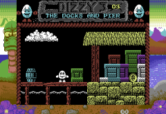 fantasy world dizzy pier on c64